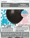 DIY -Black Balloon With Pink And Blue Confetti 60.9cm (24") Latex Balloons